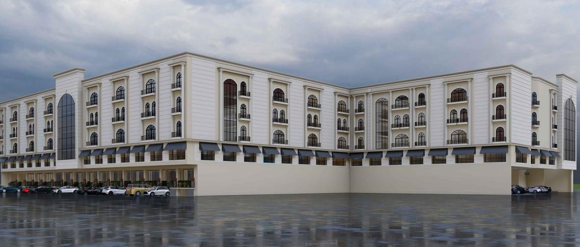 Khan Heights, Mardan, architectural render