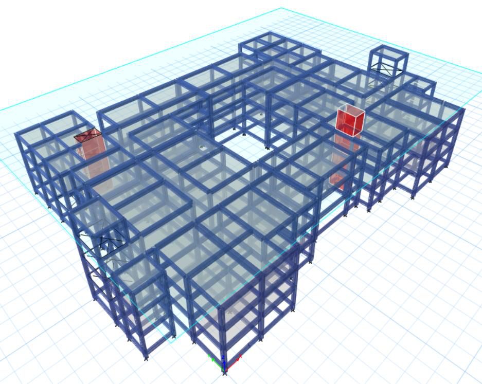 University of Sargodha, academic block structural model